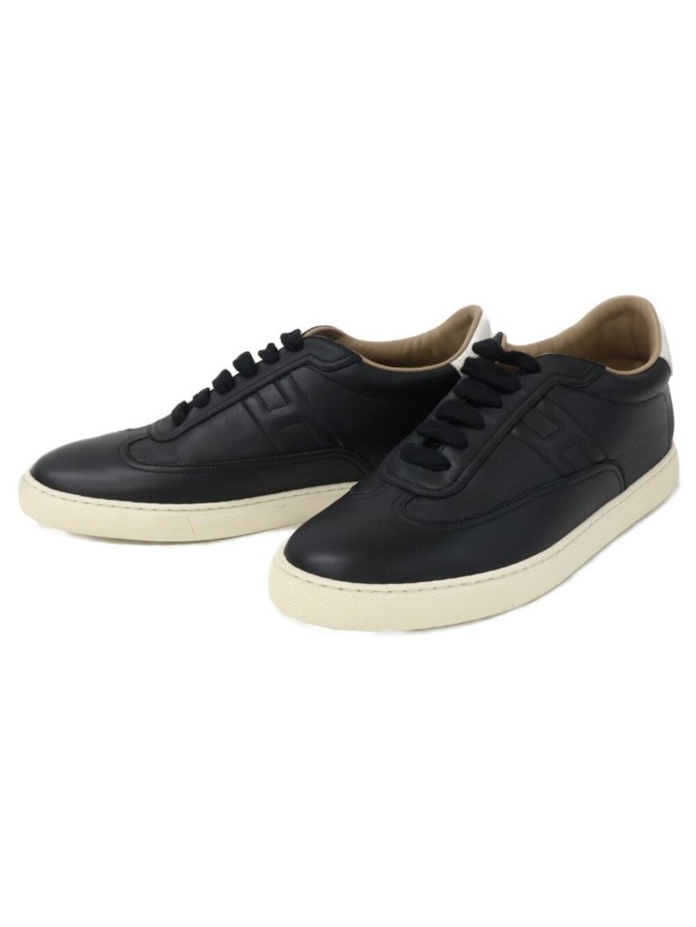 Hermes Quicker Leather Sneakers